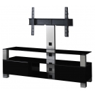 Тумба с кронштейном для телевизора Sonorous MD 8143-B-INX-BLK